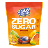JOLLY RANCHER Zero Sugar Tropical Fruit Flavored Hard Candy Bag, 6.1 oz
