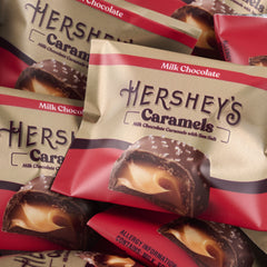 HERSHEY'S Caramels and Milk Chocolate Toffee Truffles Gold Gift Tower