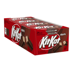 KIT KAT® Dark Chocolate Wafer Candy Bars, 1.5 oz (24 Count)