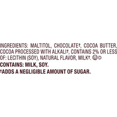 HERSHEY'S Zero Sugar Chocolate Baking Chips Bag, 8 oz