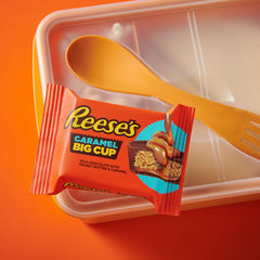 REESE'S BIG CUP Milk Chocolate Peanut Butter Cups with Caramel, 1.4 oz (16 Count)