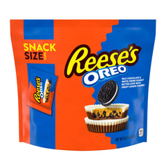 REESE'S OREO® Milk Chocolate and White Creme Snack Size Peanut Butter Cups, 8.8 oz