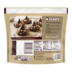 HERSHEY'S KISSES Milk Chocolate with Almonds Candy Share Pack, 8.7 oz