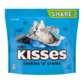 HERSHEY'S KISSES Cookies 'n' Creme Candy Share Pack, 9.1 oz
