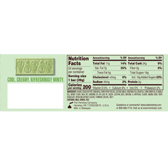 HERSHEY'S Cookies 'N' Mint Ice Cream Flavored Standard Size Candy Bar, 1.38oz (24 Count)