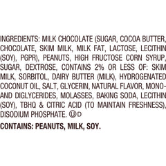 REESE'S Milk Chocolate Caramel Peanut Butter Snack Size Cups, Candy Bag, 9.9 oz