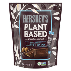 HERSHEY'S Plant Based Extra Creamy with Almond and Sea Salt Candy Bag, 4.5 oz