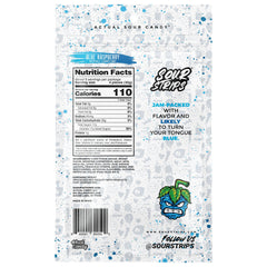 Sour Strips Blue Raspberry Candy Peg Bag, 3.4oz