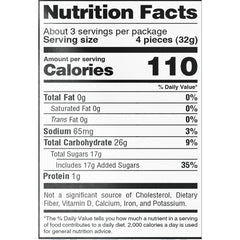 Sour Strips Rainbow Candy Peg Bag, 3.4oz