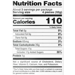 Sour Strips Cotton Candy Peg Bag, 3.4oz