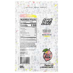 Sour Strips Pink Lemonade Candy Peg Bag, 3.4oz