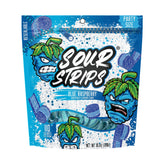 Sour Strips Blue Raspberry Candy Party Bag, 10.2oz
