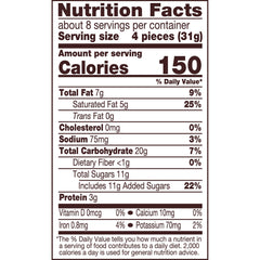 REESE'S Milk Chocolate and Peanut Butter Dipped Animal Crackers Bag, 8.5 oz