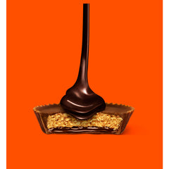 REESE'S Chocolate Lava Milk Chocolate Snack Size Peanut Butter Cups Candy Bag, 9.35 oz