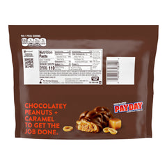 PAYDAY Peanut Caramel Snack Size, Candy Bars Bag, 11.6 oz