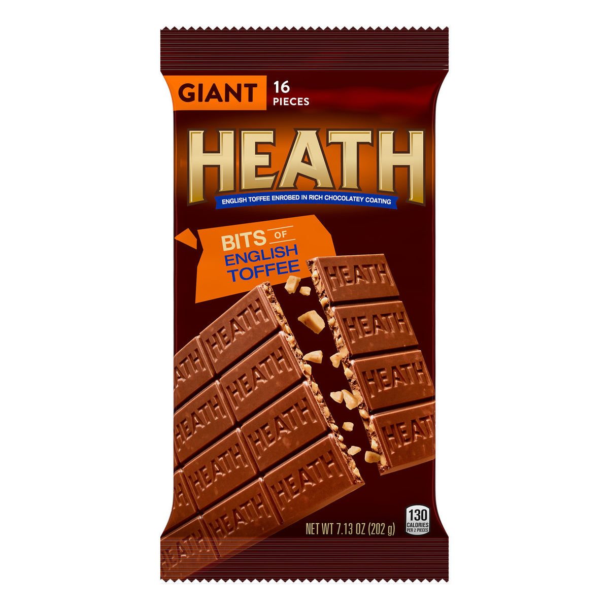 HEATH Milk Chocolate English Toffee Giant 7.13oz Candy Bar