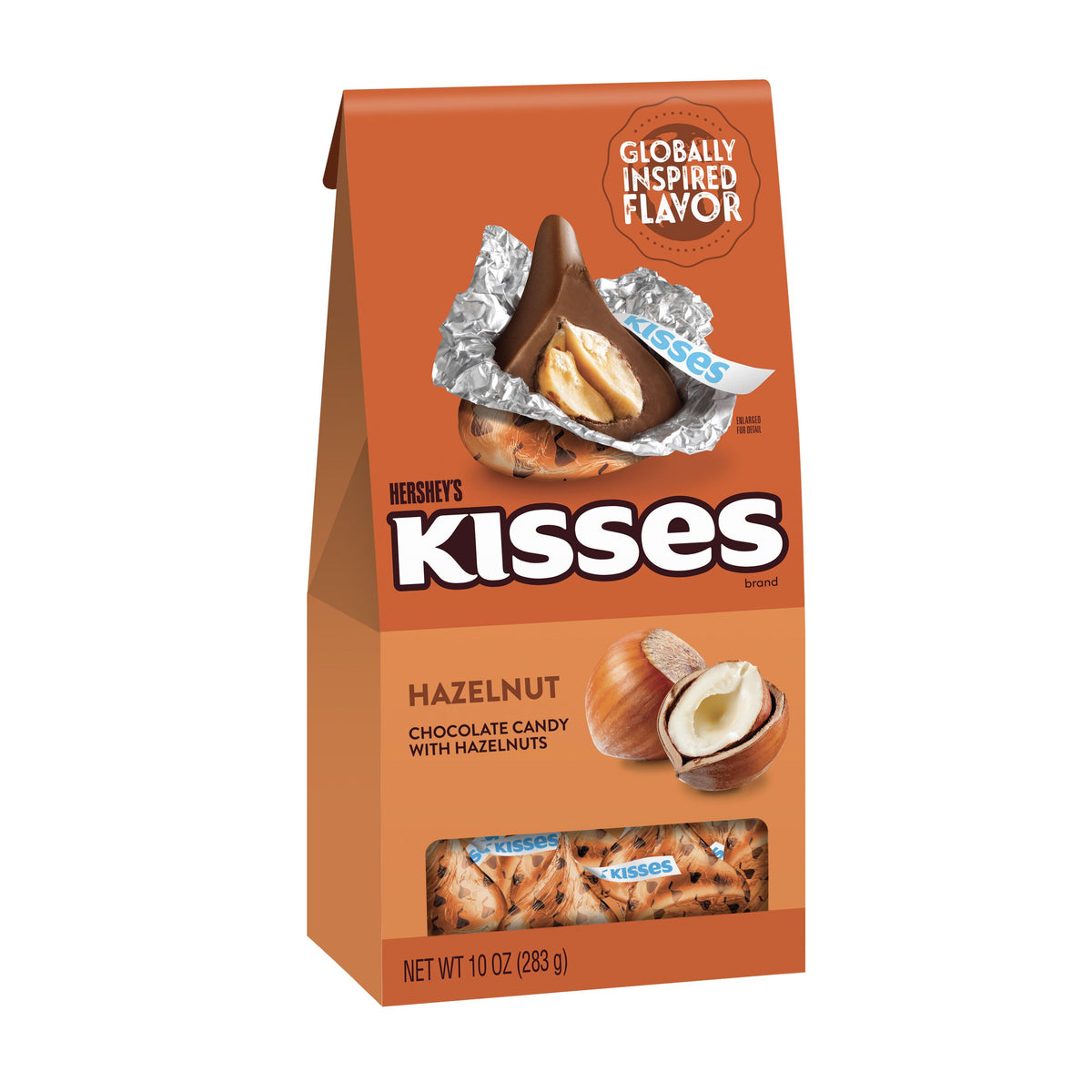 HERSHEY'S KISSES Hazelnut Flavored Kisses, 10oz Pouch