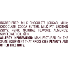 GOLDEN ALMOND Milk Chocolate 14oz Box of Five 2.8oz Candy Bars