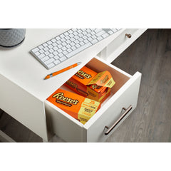 REESE'S Milk Chocolate Peanut Butter Cup Snack Size Pantry Pack 25ct Candy Box