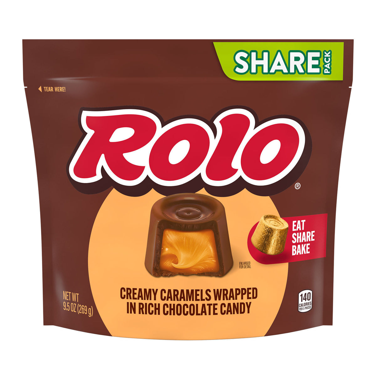 ROLO® Rich Chocolate Caramels Candy Share Pack, 9.5 oz