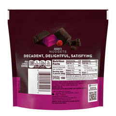 HERSHEY'S NUGGETS Dark Chocolate Raspberry Flavored Candy Share Pack, 8.1 oz