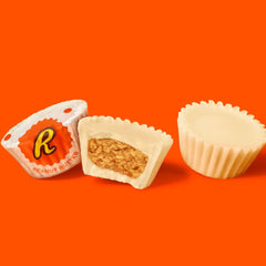 REESE'S Miniatures White Creme Peanut Butter Cups Candy Share Pack, 9.6 oz