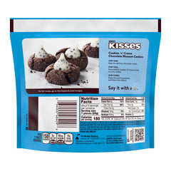 HERSHEY'S KISSES Cookies 'n' Creme Candy Share Pack, 9.1 oz