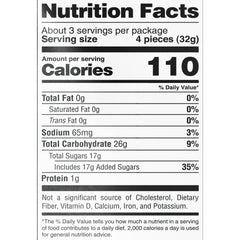 Sour Strips Strawberry Candy Peg Bag, 3.4oz