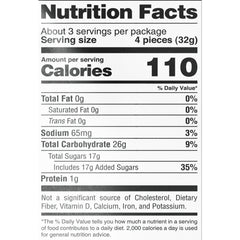 Sour Strips Pink Lemonade Candy Peg Bag, 3.4oz
