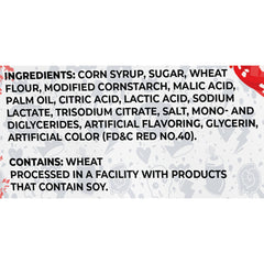 Sour Strips Strawberry Candy Party Bag, 10.2oz