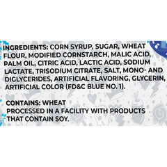 Sour Strips Blue Raspberry Candy Party Bag, 10.2oz